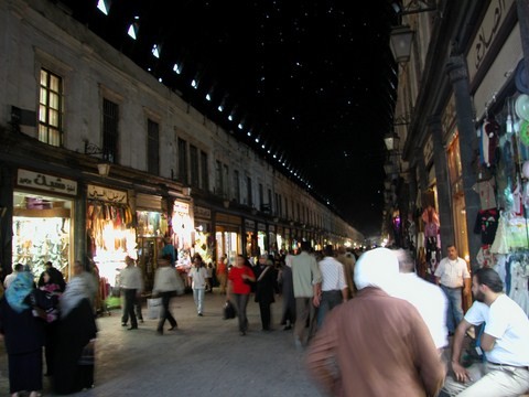 Busy Street Damascus